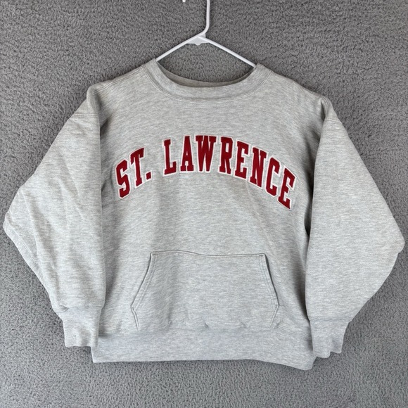 Vintage 80s Champion Double Face Heavyweight Sweatshirt Large St Lawrence *RARE*